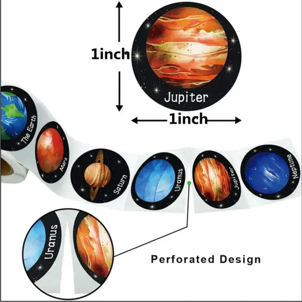 Space Galaxy Birthday Backdrop, Table Cloth & 500 Stickers Bundle